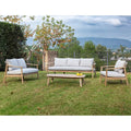 Conjunto de Sillones y Sofá de Madera de Acacia Forest