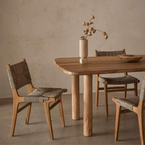 Silla de Madera de Teca y Cuerda Soller