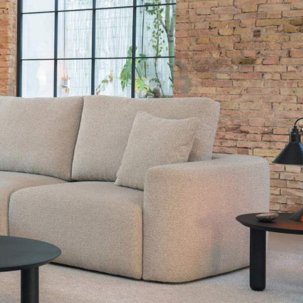 Linen Modular Sofa for 2 or 3 Seats